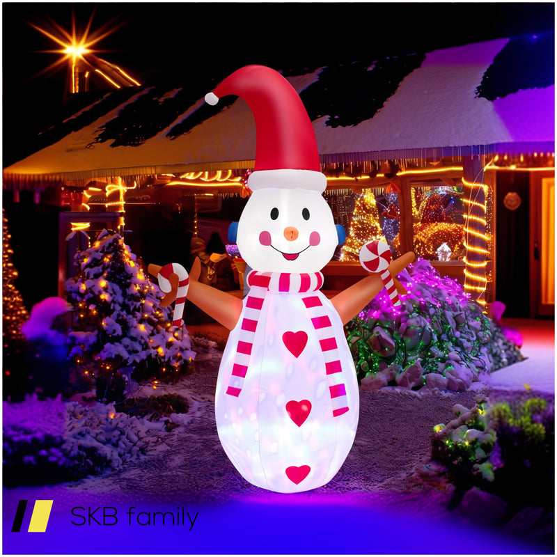 8 Feet Christmas Snowman Decoration Inflatable Xmas Decor 240615-230202