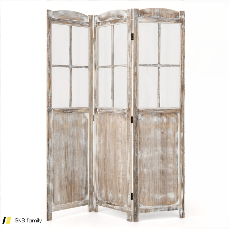 6 Feet Folding Privacy Screen Room Divider 240615-230206