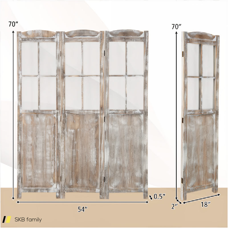 6 Feet Folding Privacy Screen Room Divider 240615-230206