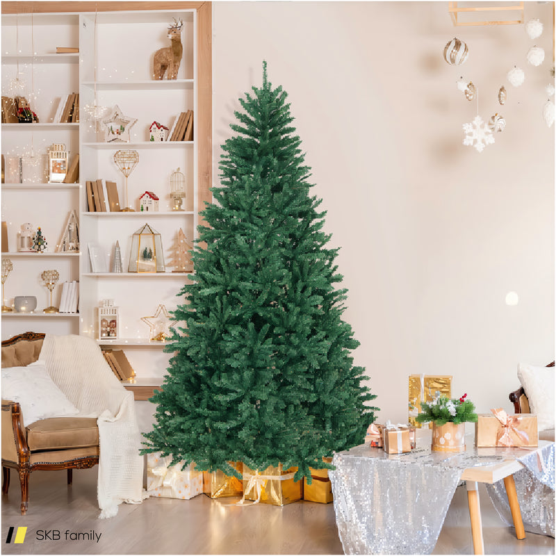 7.5 Feet Artificial Christmas Tree With Folding Metal Stand 240515-230776