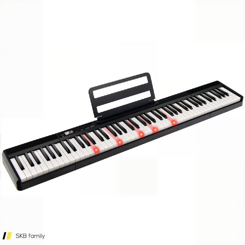 88-Key Portable Electric Lighted Keyboard Piano 240515-230799