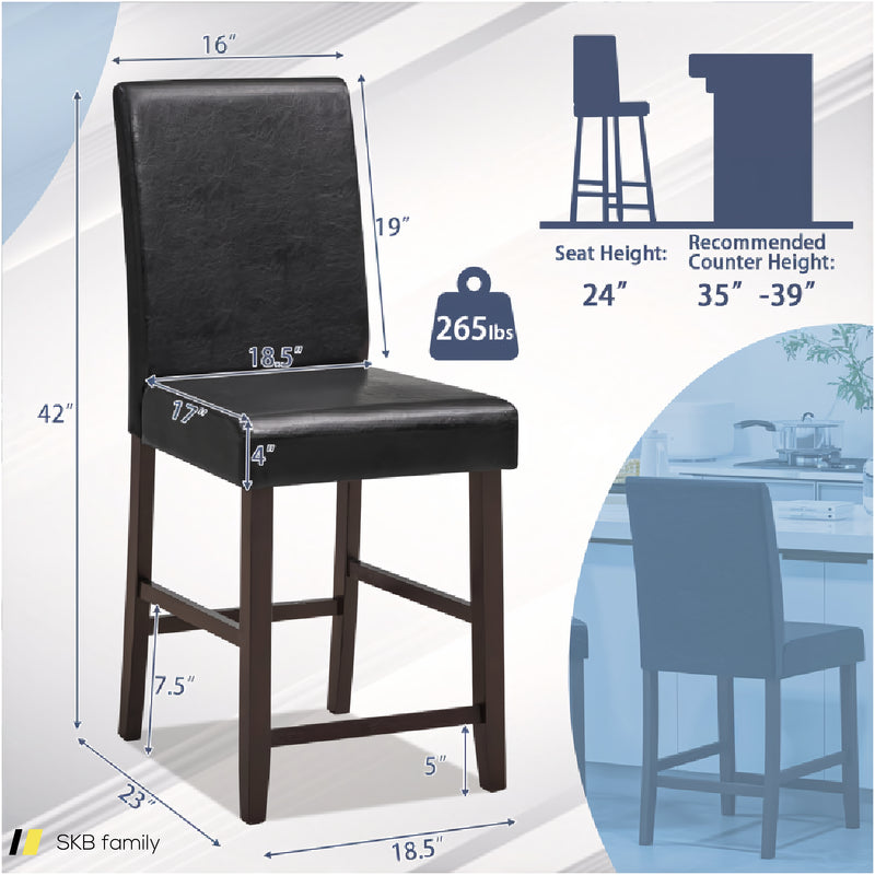 25 Inch Counter Height Set Of 2 Bar Stools 240515-230801