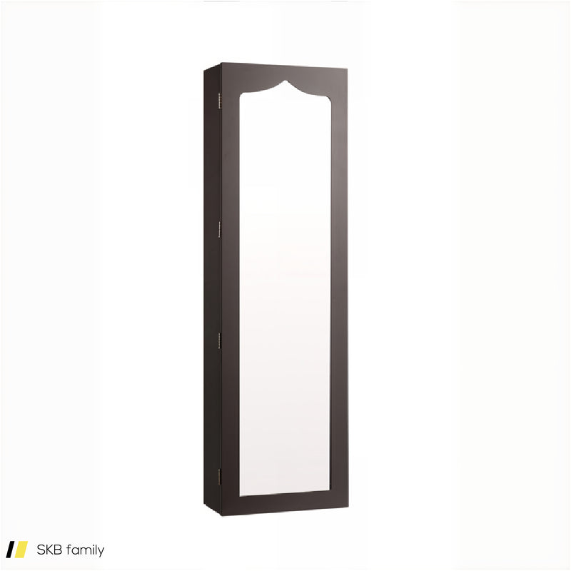 Door Hanging Mirror Jewelry Armoire With Full Length Mirror And 6 Drawers 240615-230810