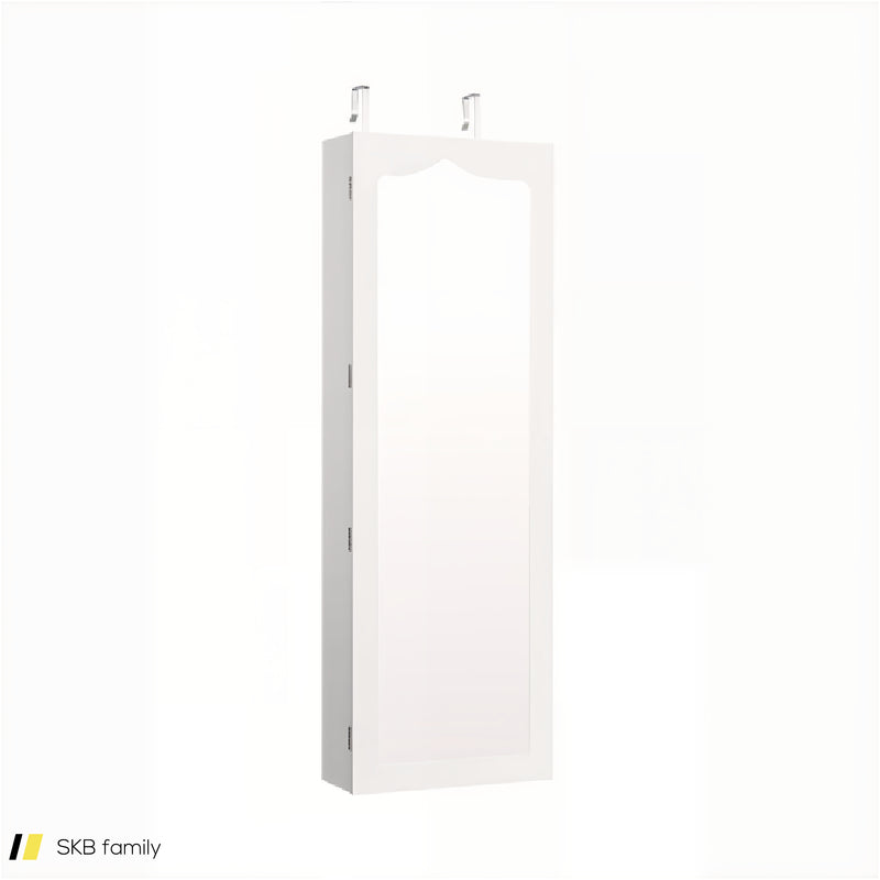 Door Hanging Mirror Jewelry Armoire With Full Length Mirror And 6 Drawers 240615-230810