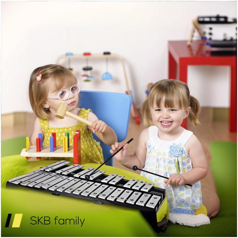 Foldable Aluminum Glockenspiel Xylophone 30 Note With Bag 240515-230811