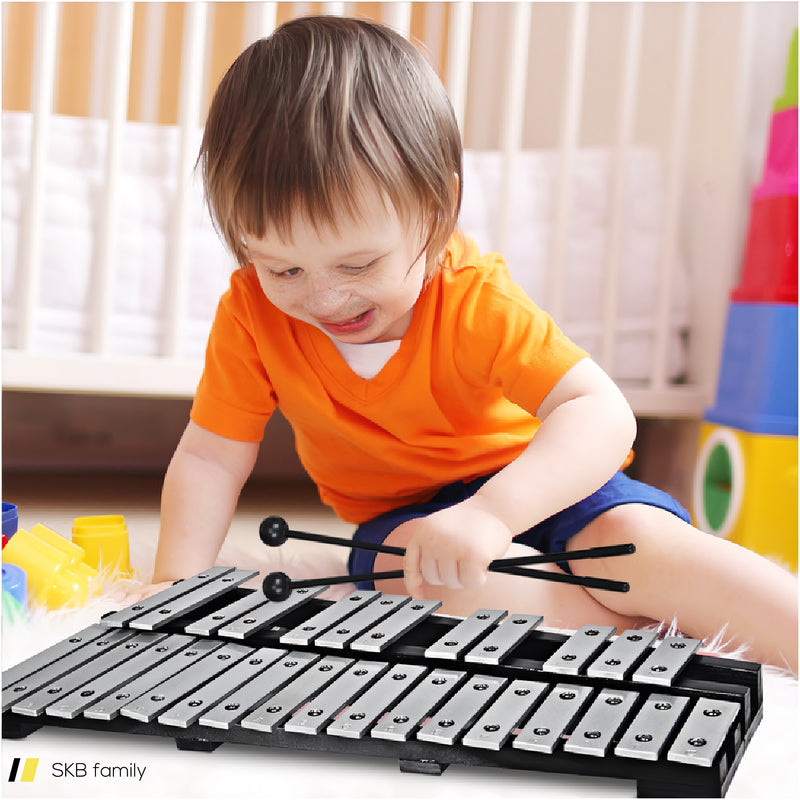 Foldable Aluminum Glockenspiel Xylophone 30 Note With Bag 240515-230811