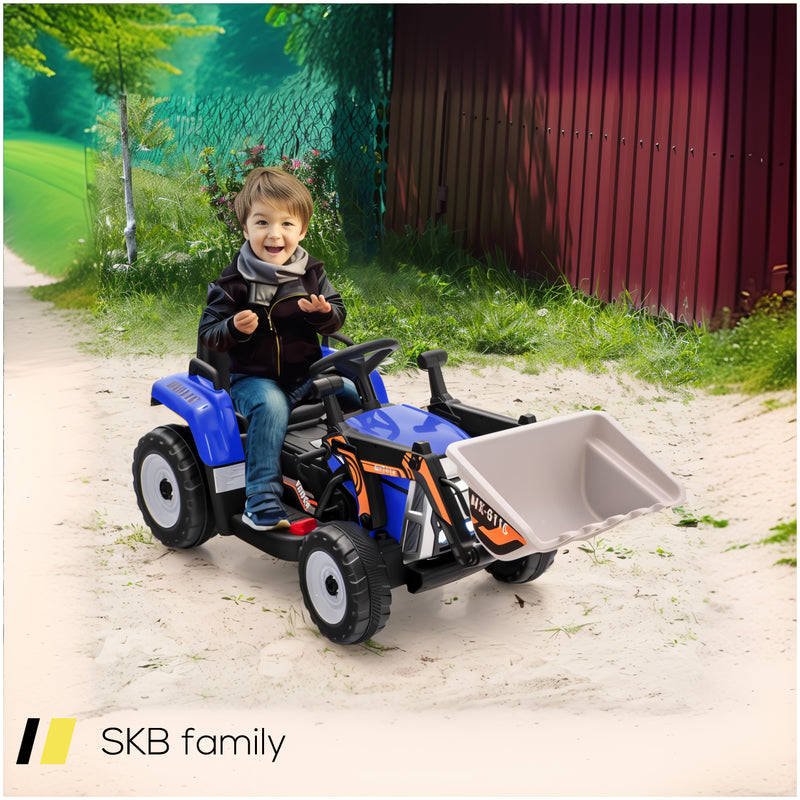 12v Battery Powered Kids Ride On Excavator With Adjustable Arm And Bucket 240515-230812