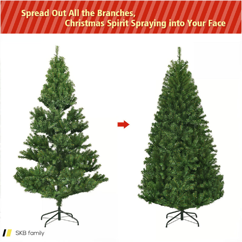 4/5/6/7/8/9 Feet Artificial Premium Hinged Christmas Tree 240515-230817