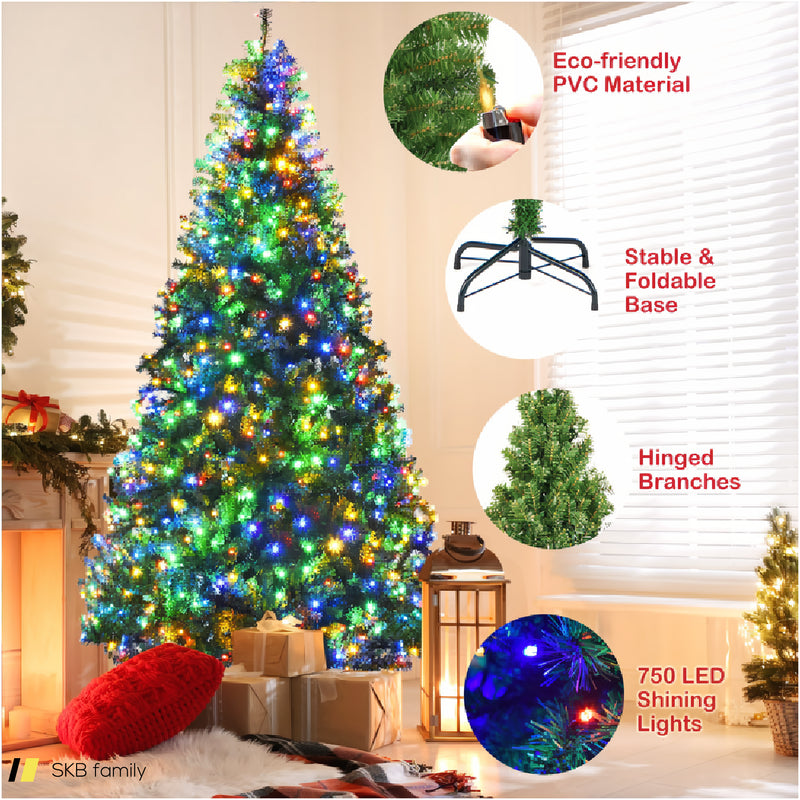 4/5/6/7/8/9 Feet Artificial Premium Hinged Christmas Tree 240515-230817