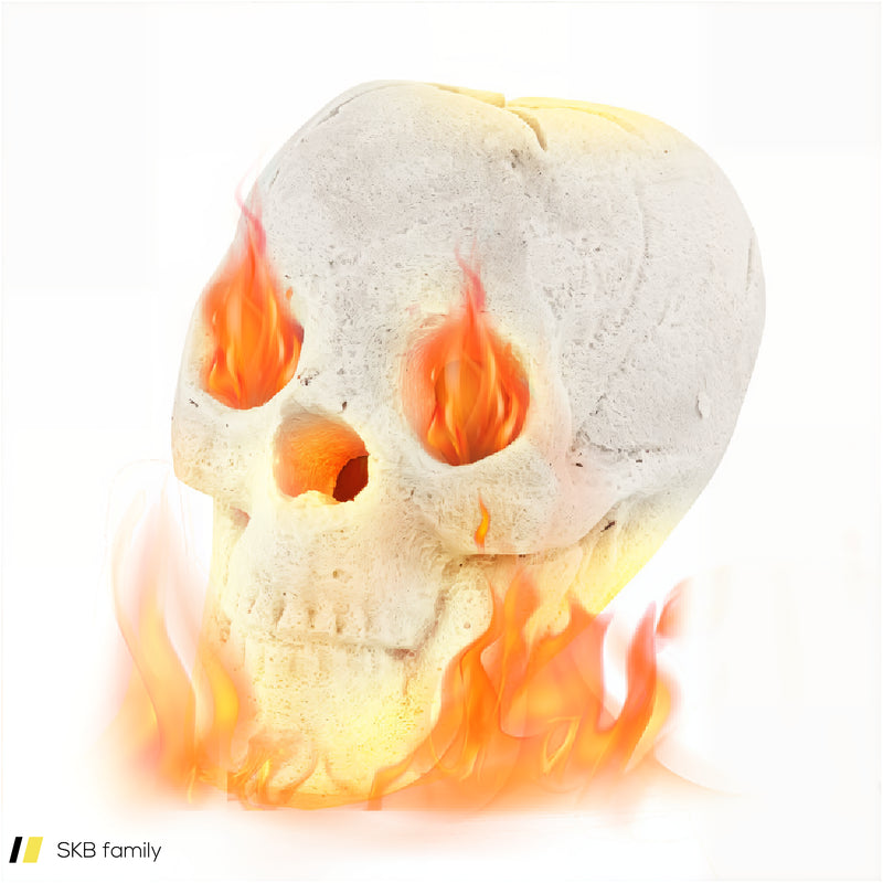 Halloween Fire Pit Skull Halloween Decoration 240515-230818