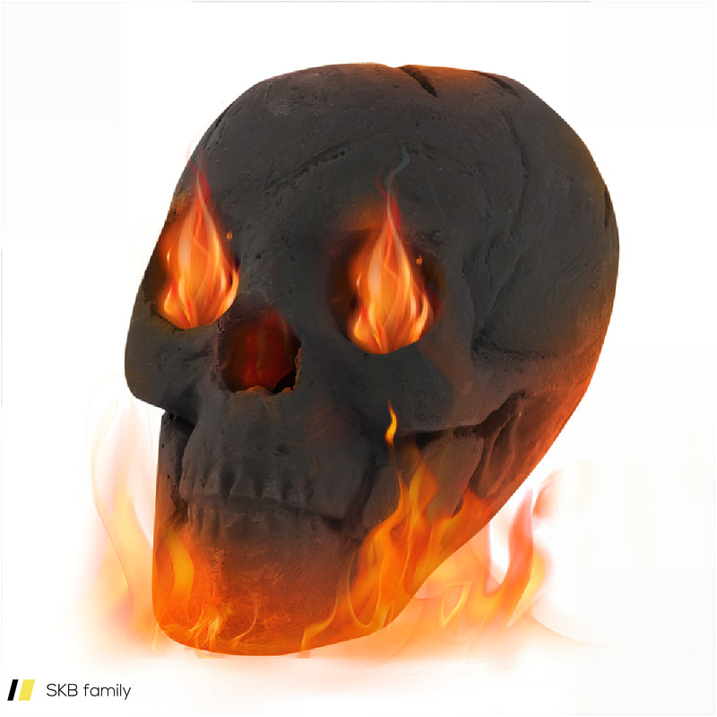 Halloween Fire Pit Skull Halloween Decoration 240515-230818