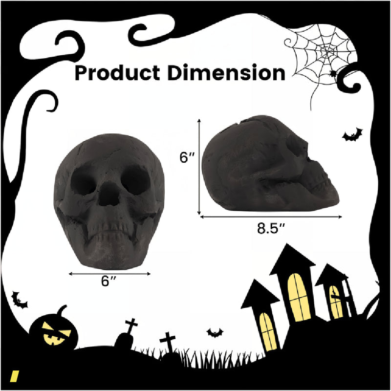 Halloween Fire Pit Skull Halloween Decoration 240515-230818