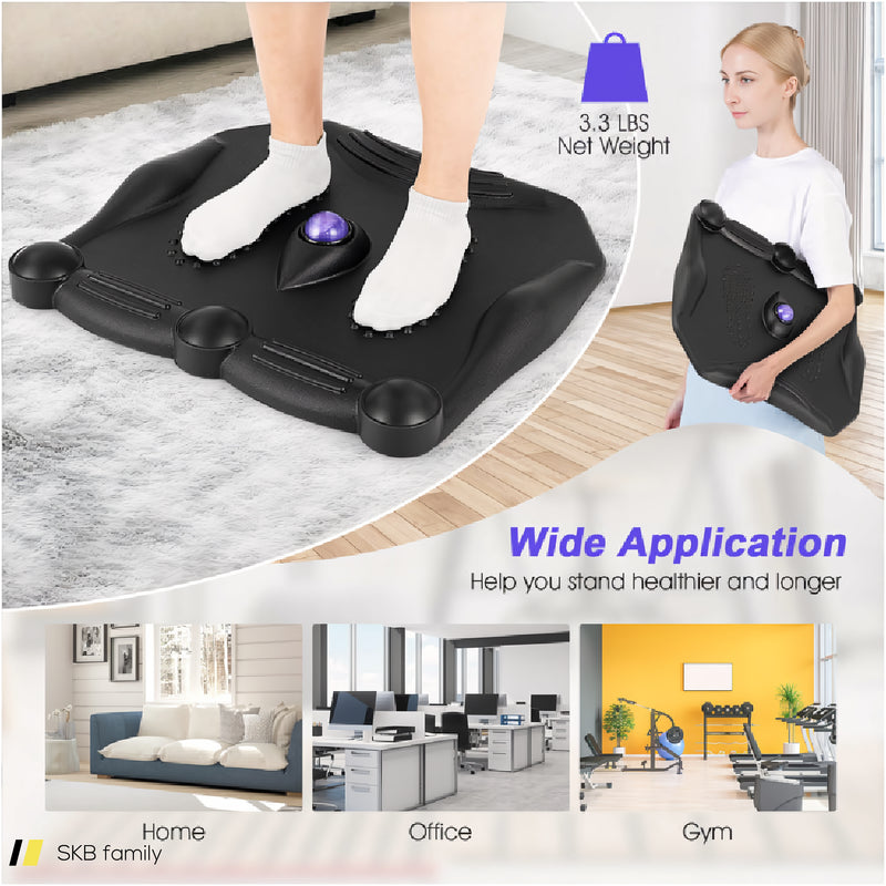 Anti-Fatigue Standing Desk Mat With Massage Roller Ball And Points 240515-230819