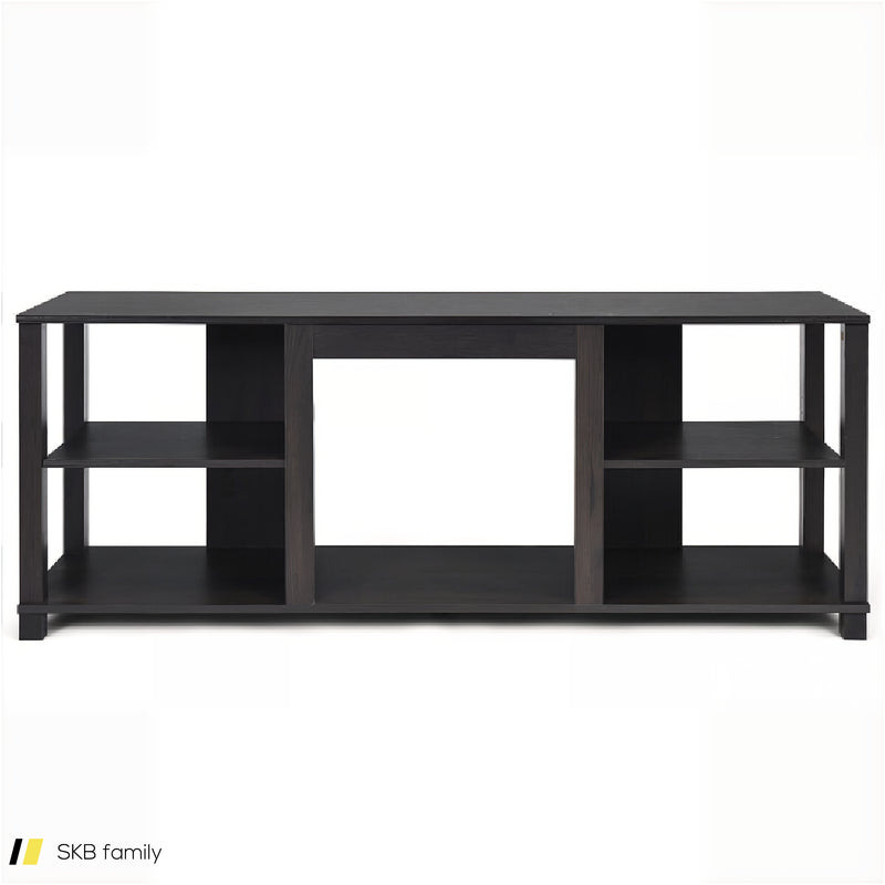 2-Tier Tv Storage Cabinet Console With Adjustable Shelves 240515-230826