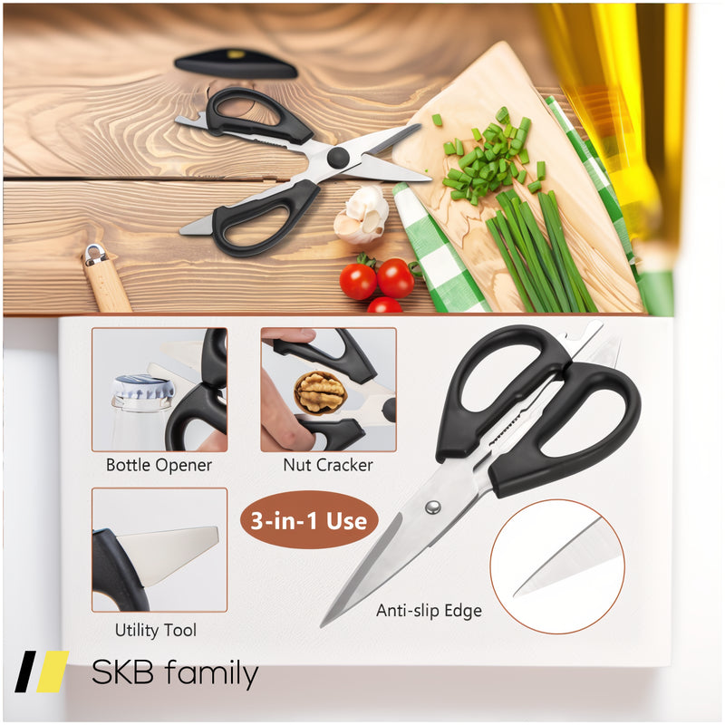 14-Piece Kitchen Knife Set Stainless Steel Knife Block Set With Sharpener 240515-230829