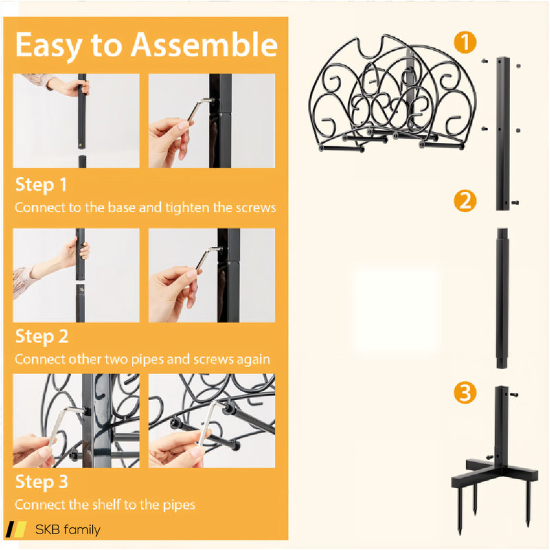 Detachable Freestanding Hose Holder For Outdoor Yard Garden Lawn 240515-230841