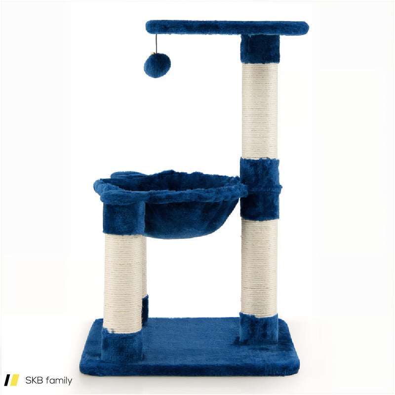 Multi-Level Cat Tree With Scratching Posts And Cat Hammock 240515-230845