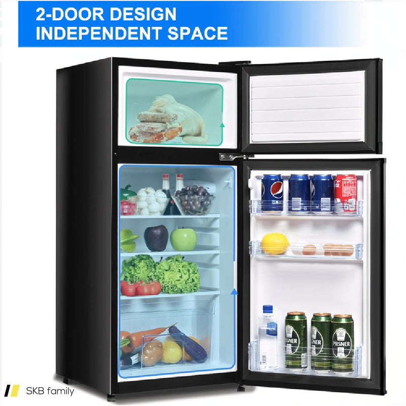 2 Doors Cold-Rolled Sheet Compact Refrigerator 240515-230849