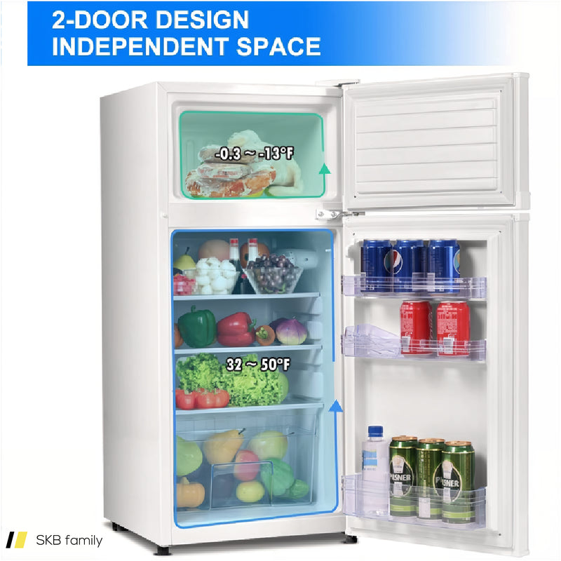 2 Doors Cold-Rolled Sheet Compact Refrigerator 240515-230849