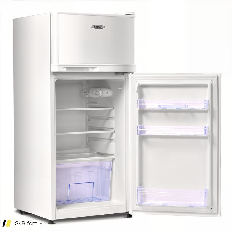 2 Doors Cold-Rolled Sheet Compact Refrigerator 240515-230849