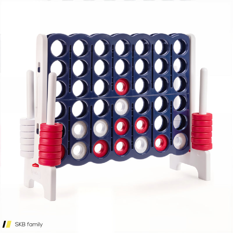 3.5 Feet Tall Jumbo 4 To Score Giant Game Set With 42 Jumbo Rings 240615-230850