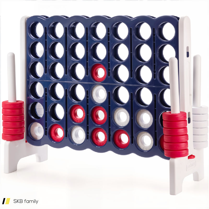 3.5 Feet Tall Jumbo 4 To Score Giant Game Set With 42 Jumbo Rings 240615-230850