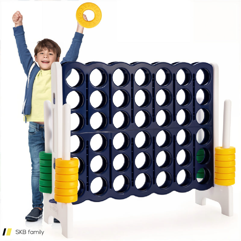 3.5 Feet Tall Jumbo 4 To Score Giant Game Set With 42 Jumbo Rings 240615-230850