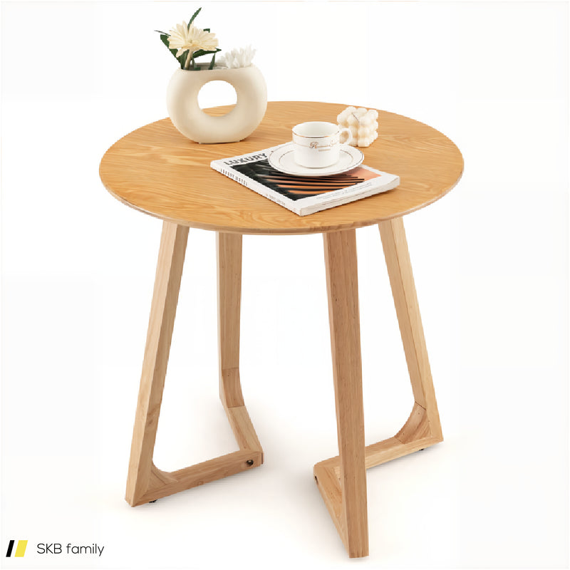 24 Inch Round End Table With Adjustable Foot Pads 240615-230855