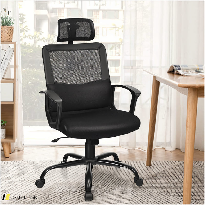 Mesh Office Chair High Back Ergonomic Swivel Chair 240615-230864