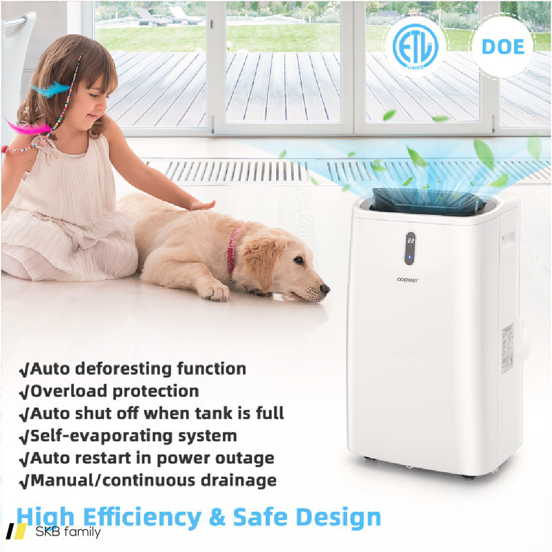 14000 Btu(Ashrae) Portable Air Conditioner With App And Wifi Control 240615-230873