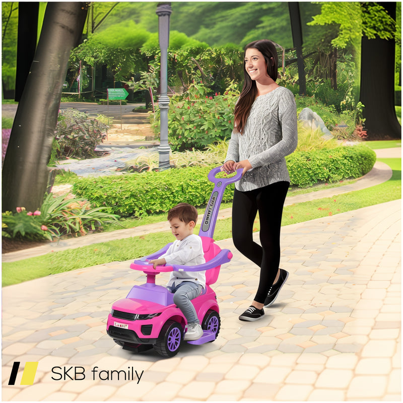 3 In 1 Ride On Push Car Toddler Stroller Sliding Car With Music 240615-230892