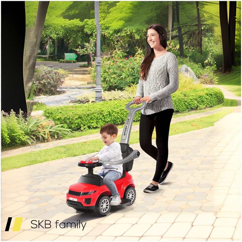 3 In 1 Ride On Push Car Toddler Stroller Sliding Car With Music 240615-230892