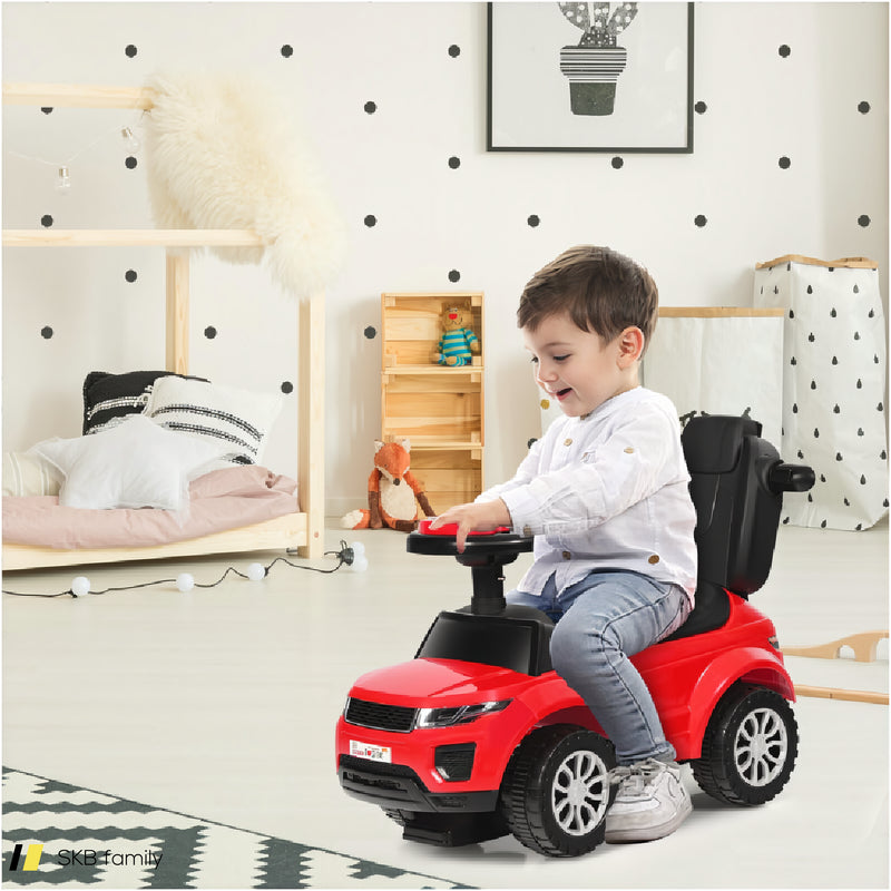 3 In 1 Ride On Push Car Toddler Stroller Sliding Car With Music 240615-230892