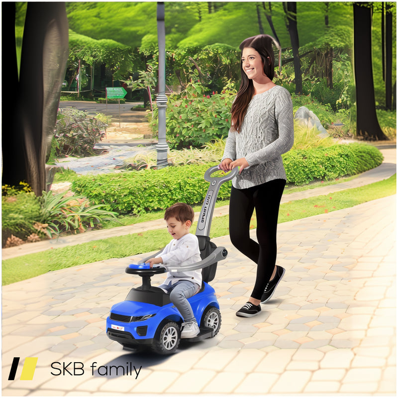 3 In 1 Ride On Push Car Toddler Stroller Sliding Car With Music 240615-230892