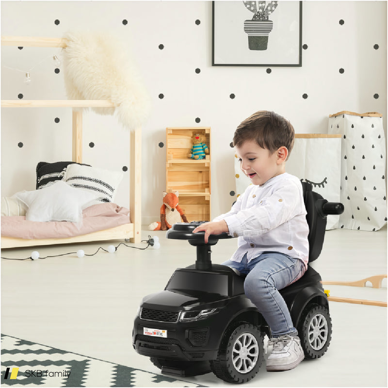 3 In 1 Ride On Push Car Toddler Stroller Sliding Car With Music 240615-230892