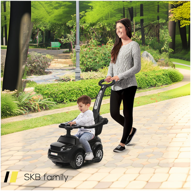 3 In 1 Ride On Push Car Toddler Stroller Sliding Car With Music 240615-230892