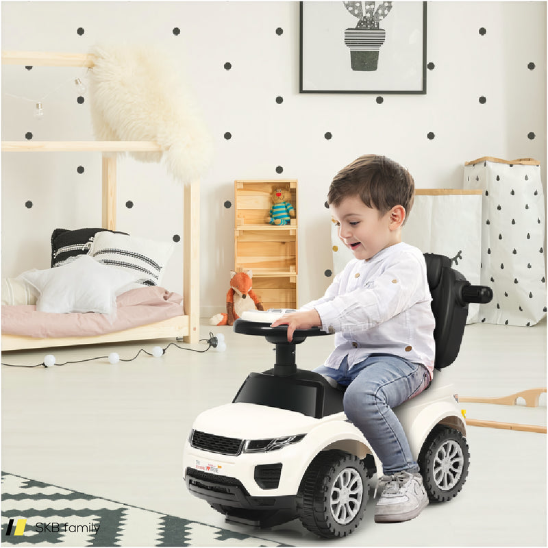 3 In 1 Ride On Push Car Toddler Stroller Sliding Car With Music 240615-230892