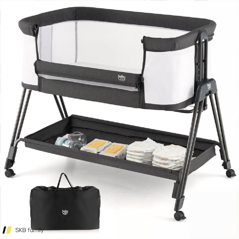 Portable Bedside Sleeper For Baby With 7 Adjustable Heights 240615-230894