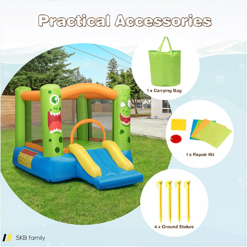 Inflatable Bounce House Jumper Castle Kid'S Playhouse Without Blower 240615-230917