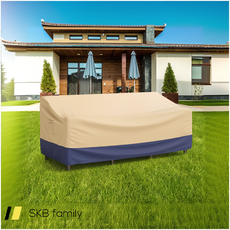 Patio Furniture Cover With Padded Handle And Click-Close Straps 240615-230927