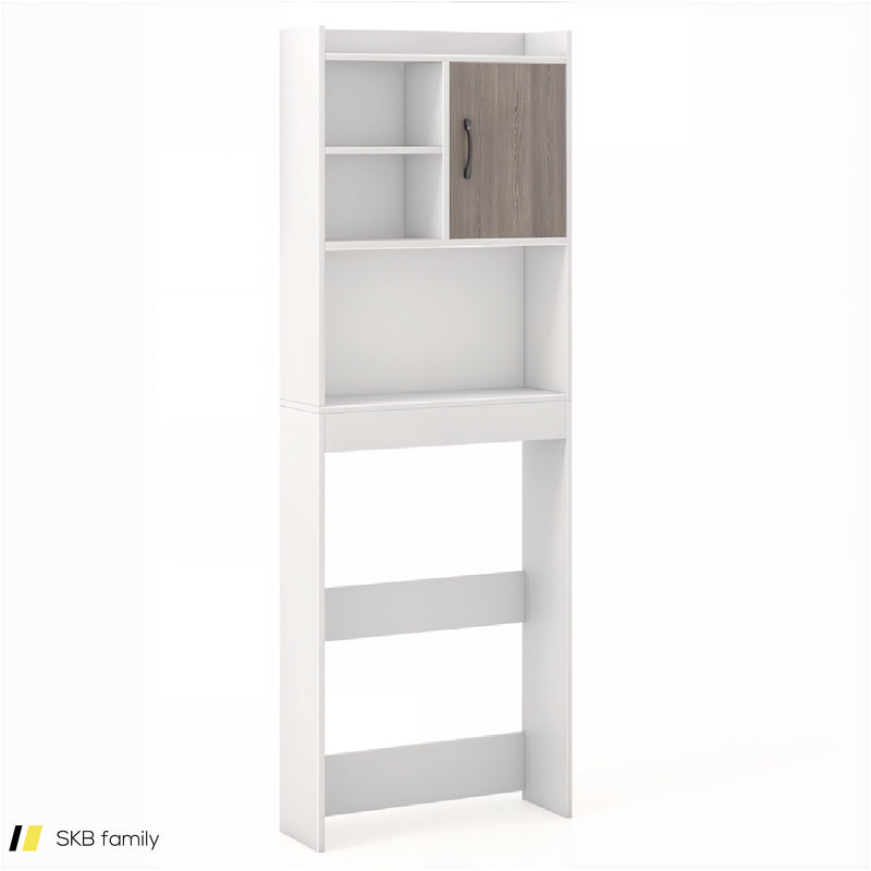 4-Tier Space-Saving Toilet Sorage Cabinet With Open Shelves 240615-230935