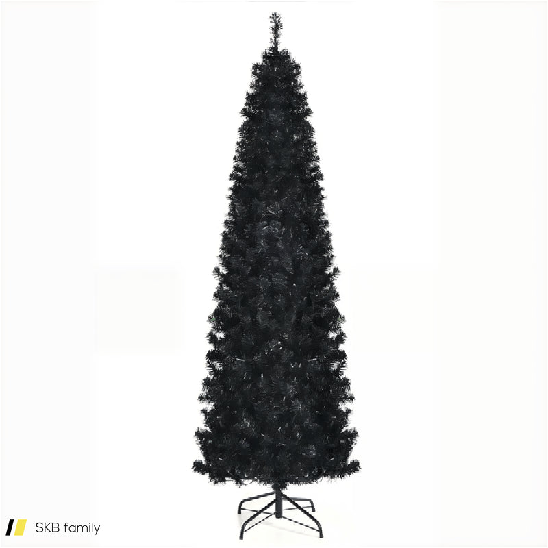 Pre-Lit Christmas Halloween Tree With Pvc Branch Tips And Warm White Lights 240615-230944