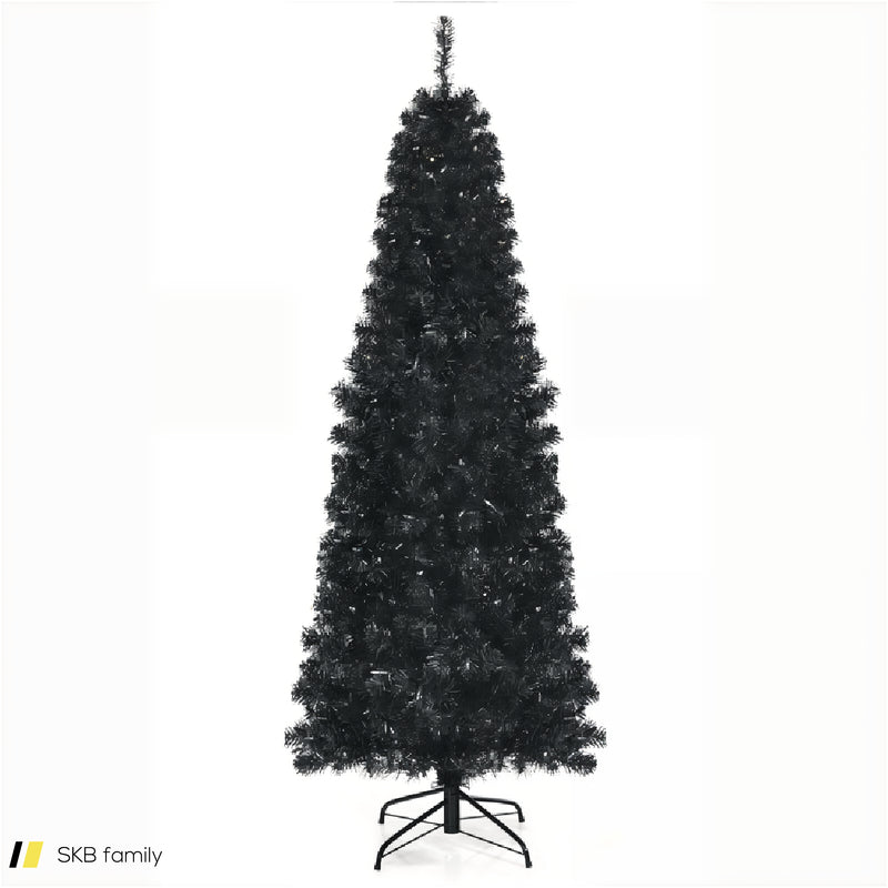 Pre-Lit Christmas Halloween Tree With Pvc Branch Tips And Warm White Lights 240615-230944