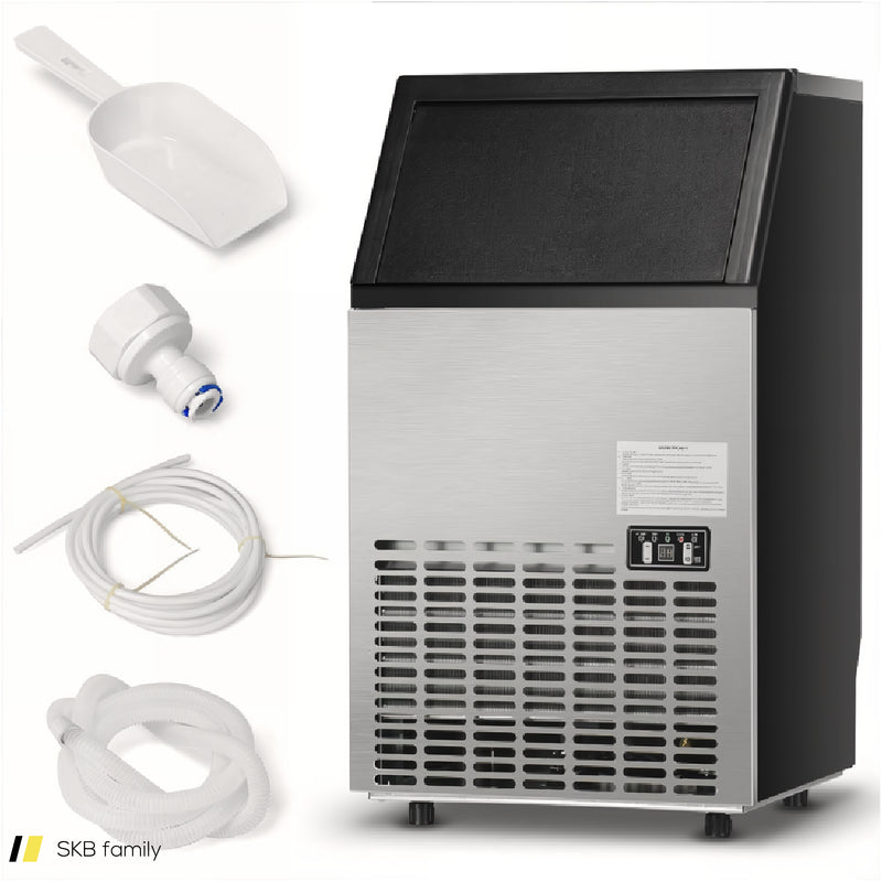 Portable Built-In Stainless Steel Commercial Ice Maker 240615-230949