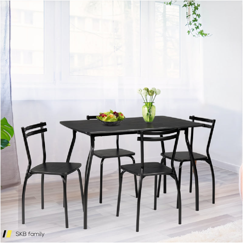 5 Pieces Dining Table Set With 4 Chairs 240615-232945