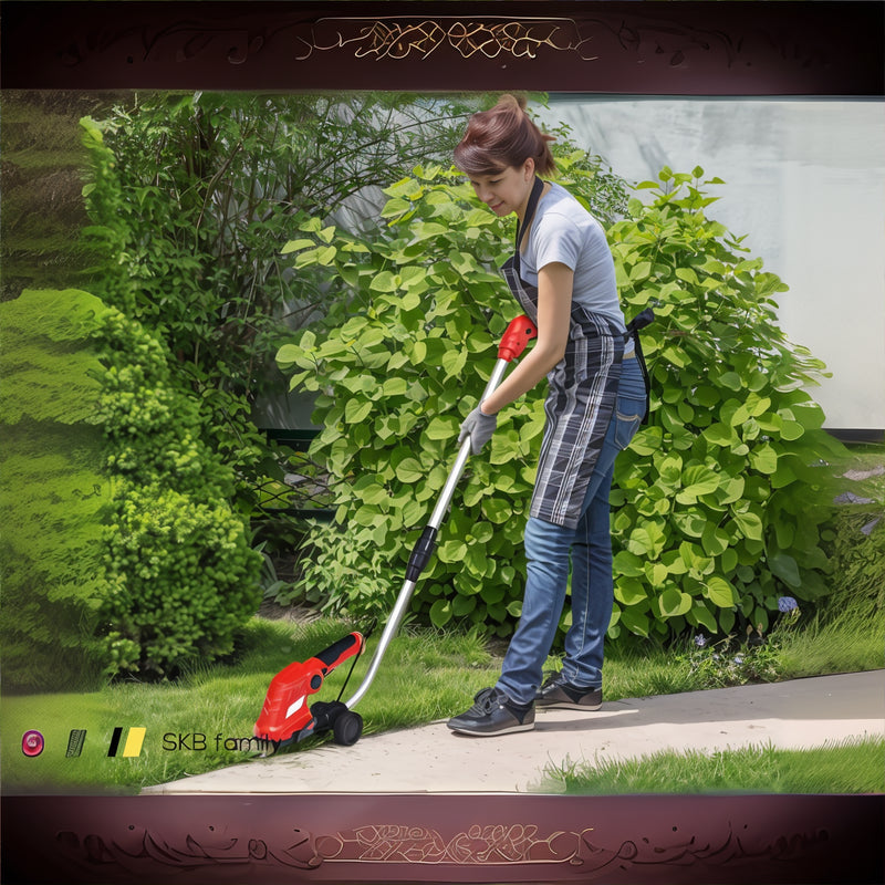 7.2v Cordless Grass Shear With Extension Handle And Rechargeable Battery 240115-214542