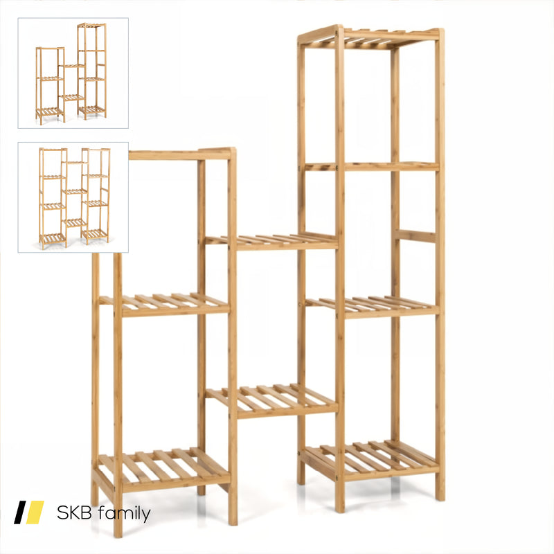 9/11-Tier Bamboo Plant Stand For Living Room Balcony Garden 240115-214548