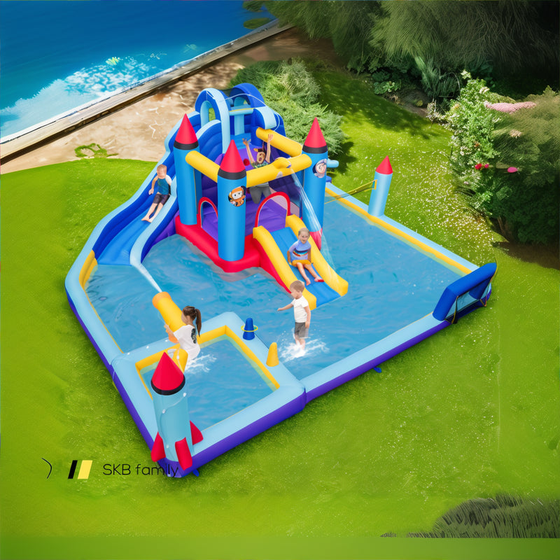 Rocket Theme Inflatable Water Slide Park 240115-214571