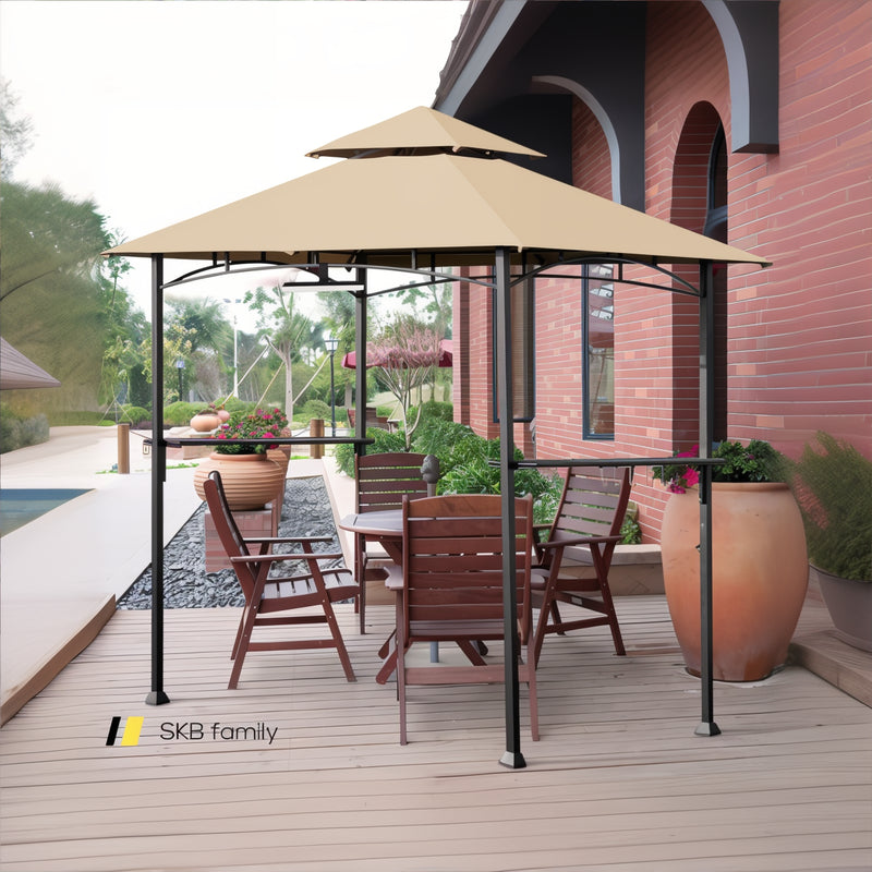 8’ X 5’ Outdoor Patio Barbecue Grill Gazebo 240115-214932