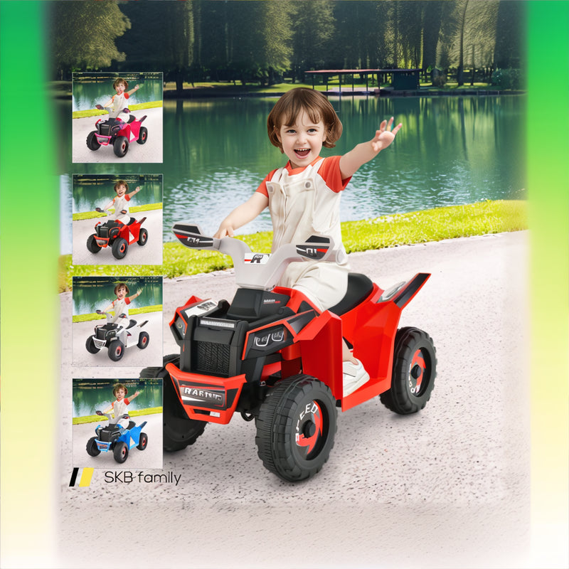 Kids Ride On Atv 4 Wheeler Quad Toy Car With Direction Control 240115-215228